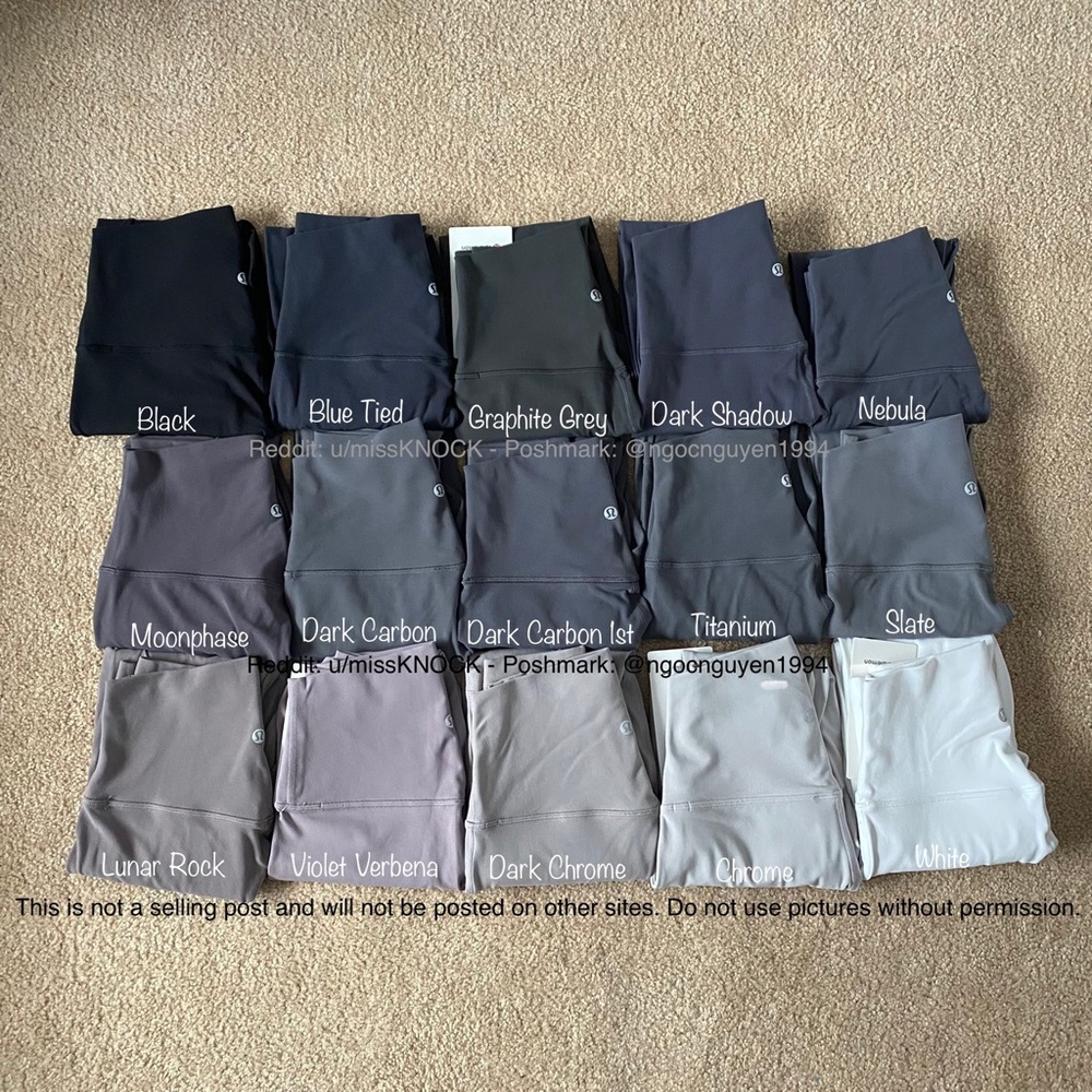 NOT FOR SALE - Lululemon Align Neutrals Collection